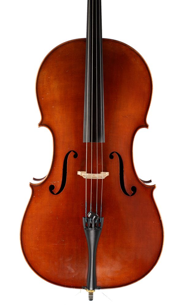 A cello, labelled Karl Kraus