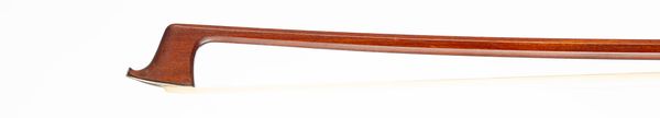 A silver-mounted violin bow by John Stagg, Bristol, circa 1980