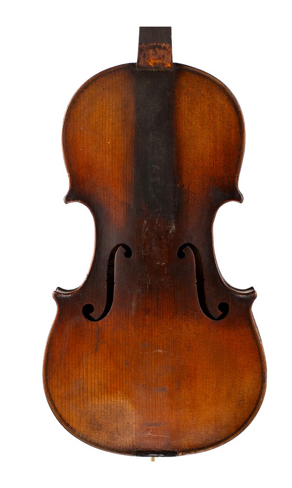 A violin, labelled Maggini