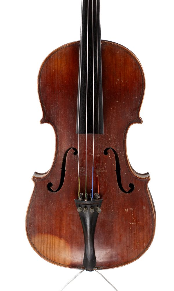 A violin, labelled Leader