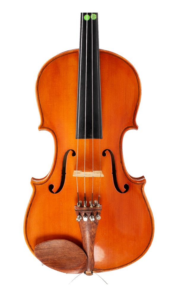 A violin, labelled Stentor