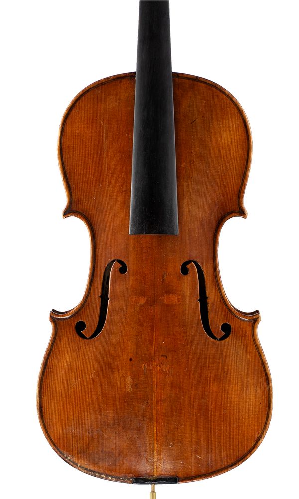 A violin, labelled Michalik Stefan