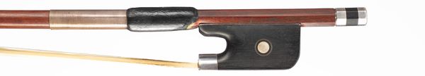 A silver-mounted cello bow for F. C. Pfretzschner, Markneukirchen, circa 1960