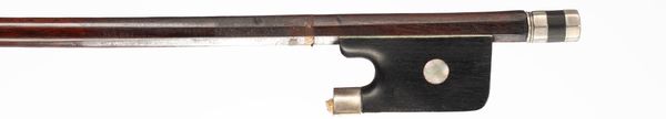 A silver-mounted cello bow, circa 1800