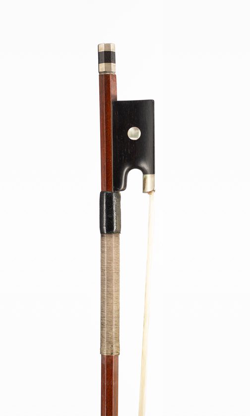 A silver-mounted violin bow, Germany, circa 1920