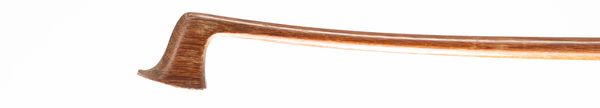 A nickel-mounted three-quarter sized violin bow, Germany, 20th Century