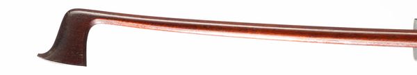 A nickel-mounted three-quarter sized violin bow, Germany, 20th Century