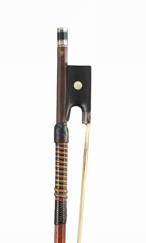 A silver-mounted violin bow, Germany, circa 1910