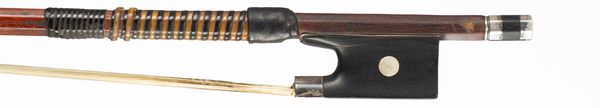 A silver-mounted violin bow, Germany, circa 1910