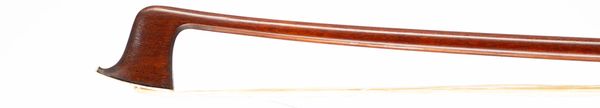 A nickel-mounted violin bow, Germany, circa 1930