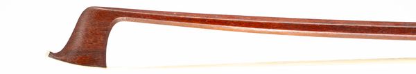 A nickel-mounted violin bow, Germany, circa 1900