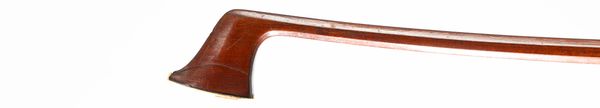 A silver-mounted cello bow, probably by Christian Wilhelm Knopf, Germany, 19th Century