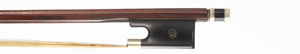 A nickel-mounted violin bow, circa 1910