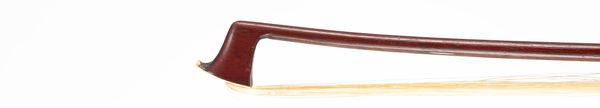 A nickel-mounted violin bow, circa 1910