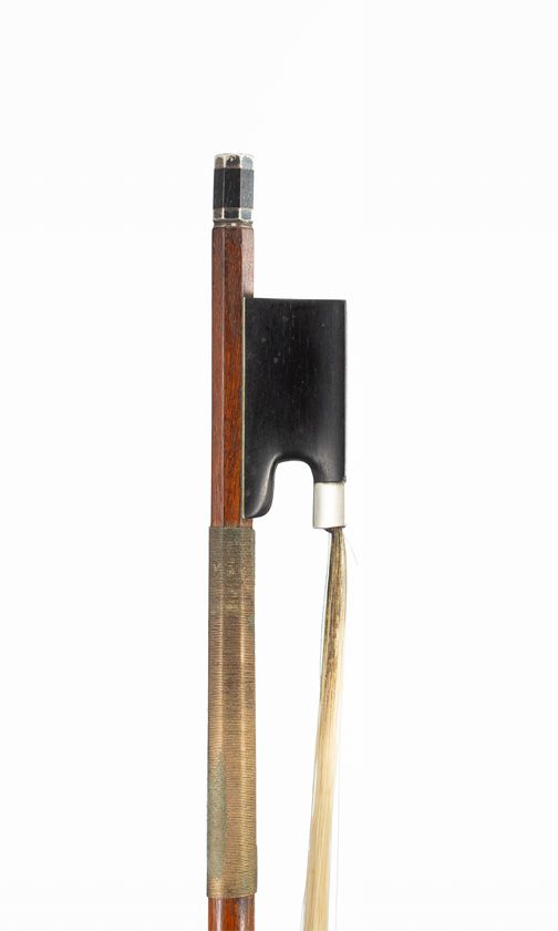 A silver-mounted violin bow, Germany, circa 1910