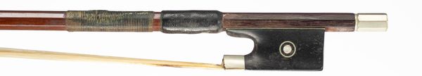 A nickel-mounted violin bow, Germany, 20th Century