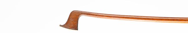 A nickel-mounted violin bow, France, circa 1900