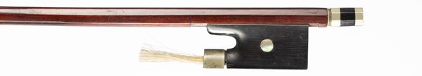 A nickel-mounted violin bow, Workshop of Jérôme Thibouville-Lamy, Mirecourt, circa 1900