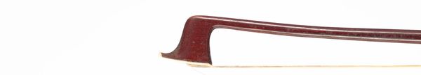 A nickel-mounted violin bow, Workshop of Jérôme Thibouville-Lamy, Mirecourt, circa 1910