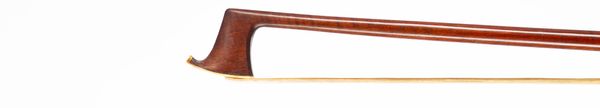 A nickel-mounted violin bow, Workshop of Knopf, Germany