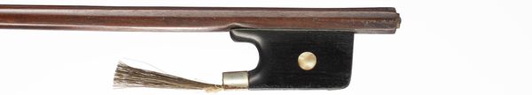 A nickel-mounted cello bow, Germany, circa 1900