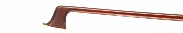 A nickel-mounted violin bow, Germany, circa 1900