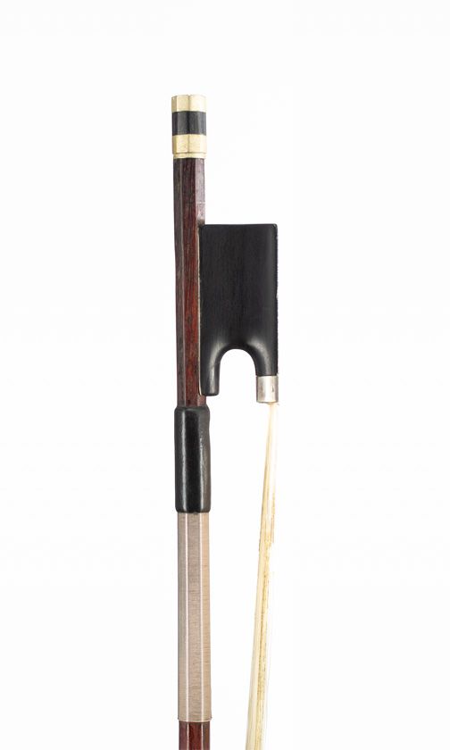 A silver-mounted violin bow by Charles Nicolas Bazin, Mirecourt, circa 1890