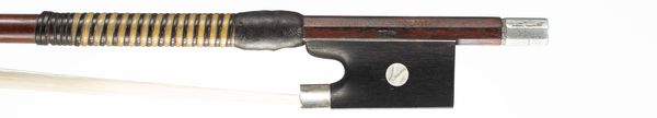 A silver-mounted violin bow by W. E. Hill & Sons, London