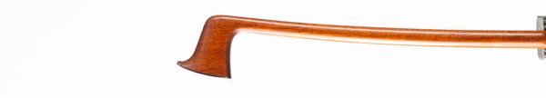 A nickel-mounted violin bow, possibly France, circa 1910