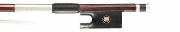 A silver-mounted viola bow, probably James Dodd, London, circa 1860