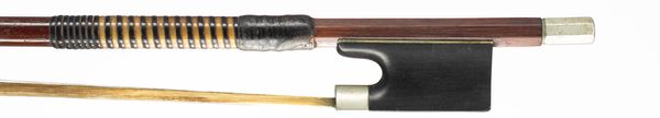 A nickel-mounted violin bow, Germany, 20th Century