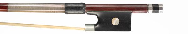 A viola bow, probably by Albert Nurnburger, Markneukirchen, circa 1920