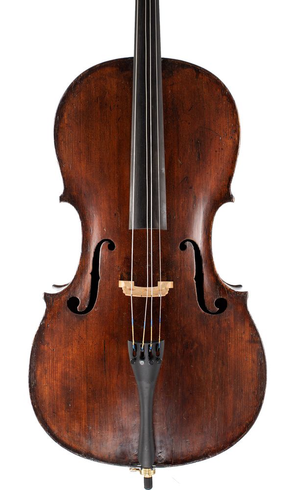 A three quarter-sized cello, circa 1800