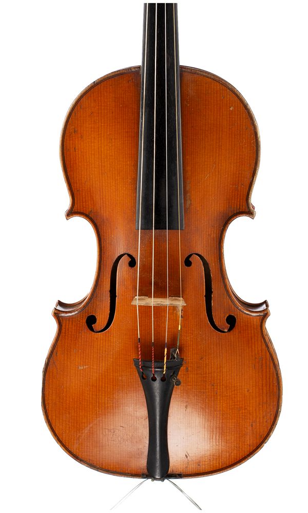 A violin, labelled Giovanni Battista Rugginelli