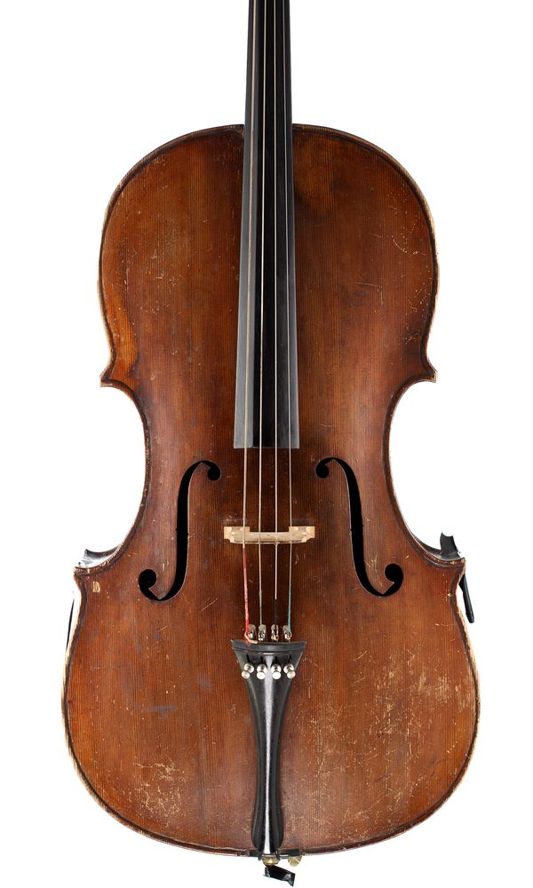 A cello, labelled Richd Tobin, London, 1818