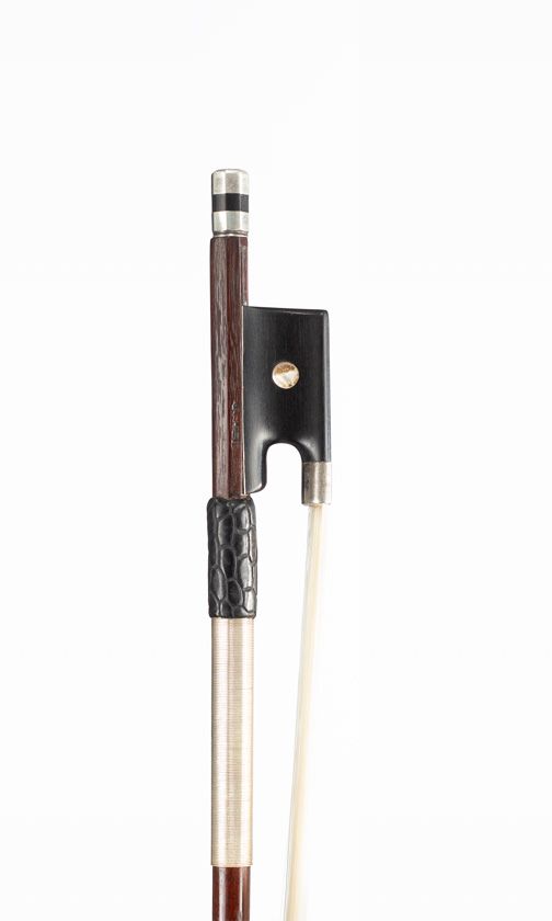 A silver-mounted violin bow by Jean-Joseph Martin, Mirecourt, circa 1880