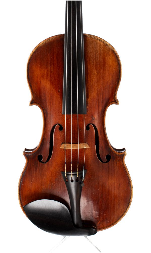 A violin by James W. Briggs, Glasgow, 1922