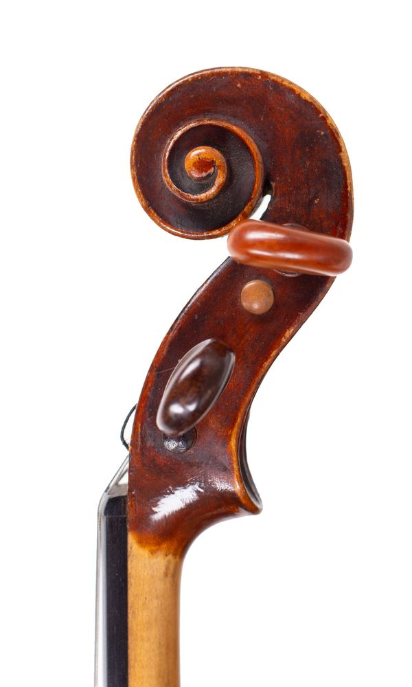 A viola, England, circa 1810 - scroll