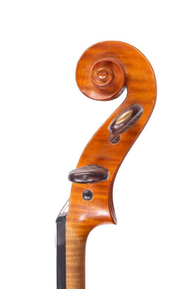 A violin by Hugues-Émile Blondelet, Paris, 1926 - scroll