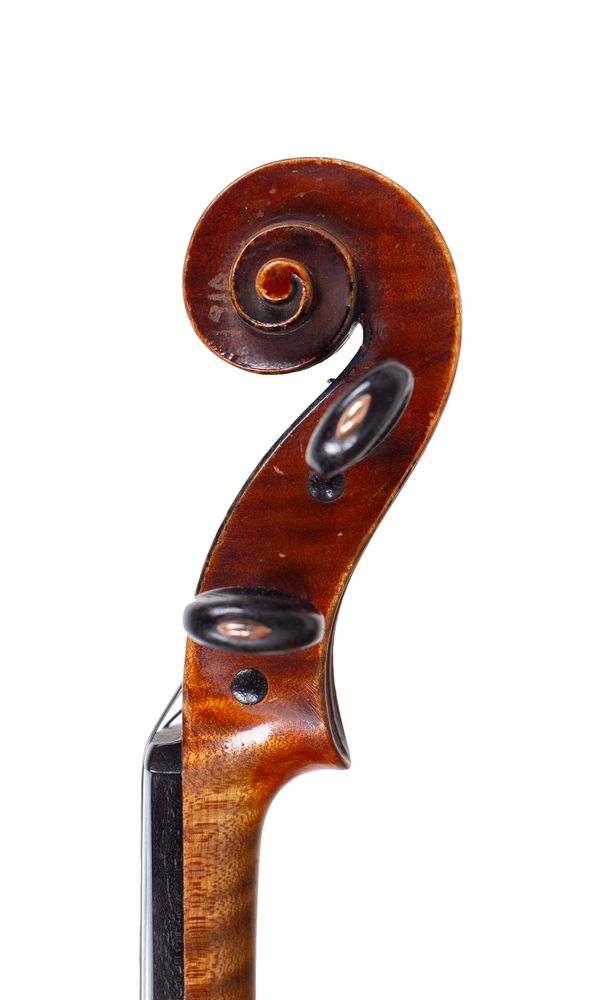 A violin, Workshop of Edward Withers, London, circa 1870 - scroll