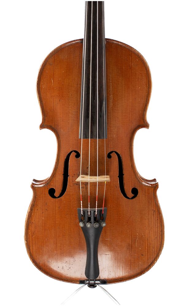 A violin, labelled Antonius Stradivarius