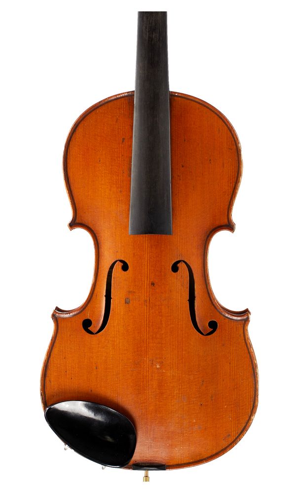 A three-quarter sized violin, Breton Brevete