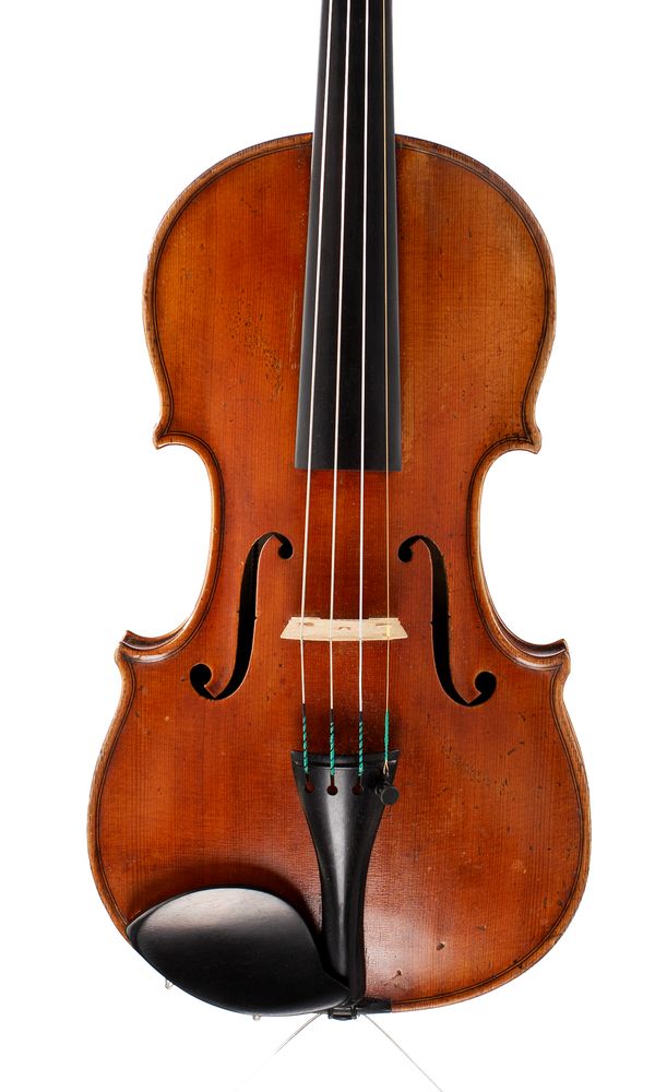 A violin by Albin Hollinger, Kiel, 1904