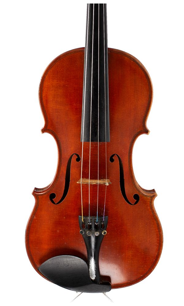 A violin by Wilfred G. Saunders, Nottingham, 1958