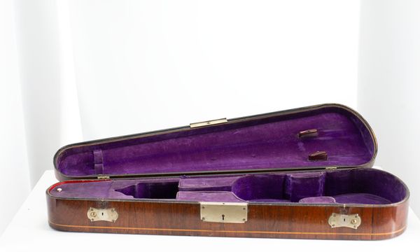 A violin case, unbranded