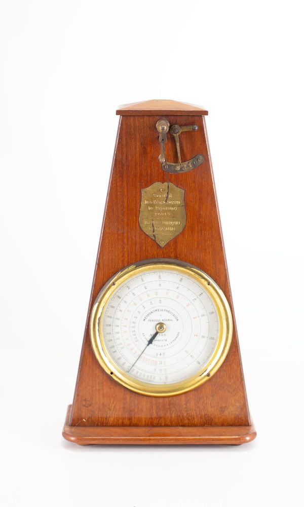 A metronome and a tuning fork