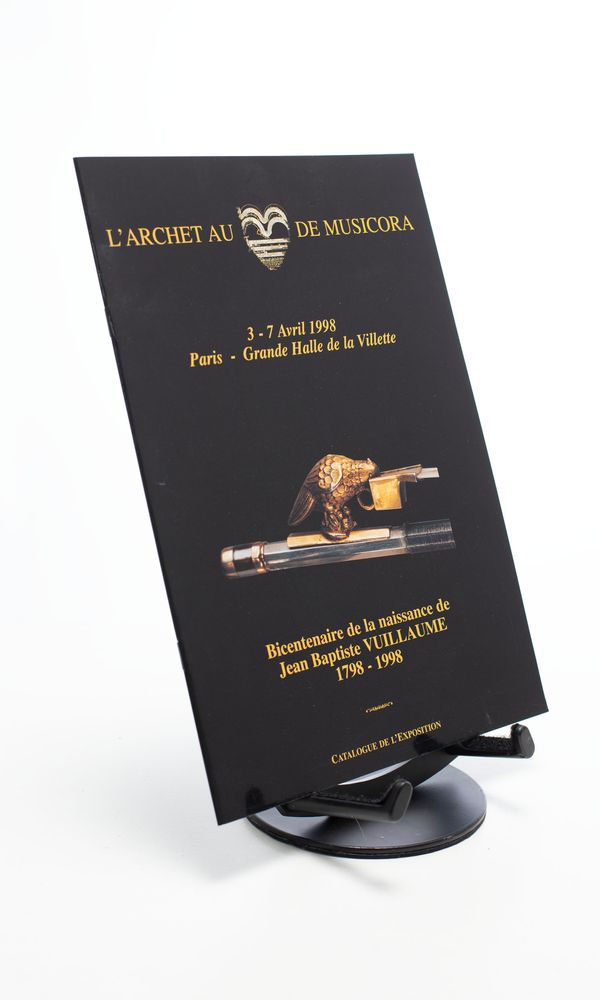 A set of five musical instrument and bow related catalogues