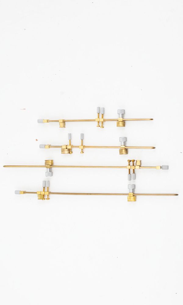 Four crack repair clamps, branded Dictum