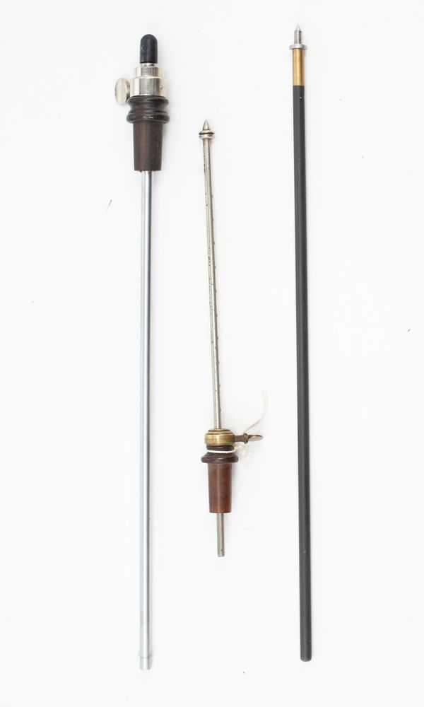 Three cello spikes (two with end-pins)