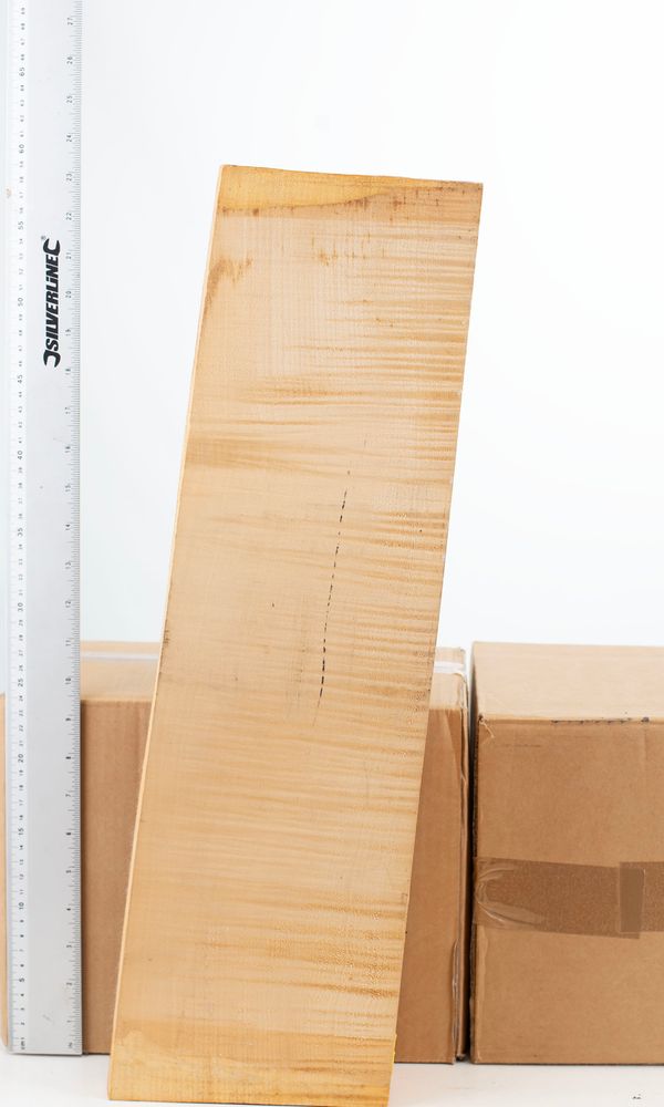 One cello neck block, maple